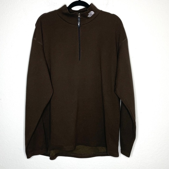 The North Face Flight Series Quarter Zip Pullover Chocolate Brown Size L Mens - Picture 1 of 6